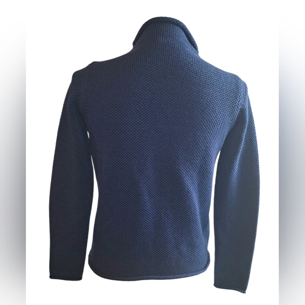 Dismero Elegant Navy Blue Women's Cardigan - Picture 3 of 9